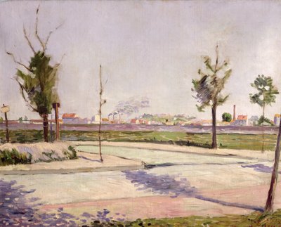 The Road to Gennevilliers, 1883 by Paul Signac